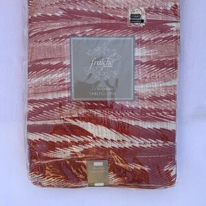 Fraiche Madison Florentino 52” X 52” Tablecloth New